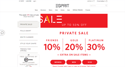 Desktop Screenshot of esprit.com.hk