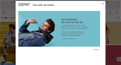 Desktop Screenshot of esprit.dk