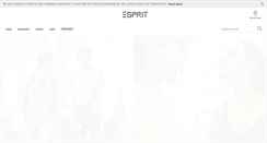 Desktop Screenshot of lifeclub.esprit.com
